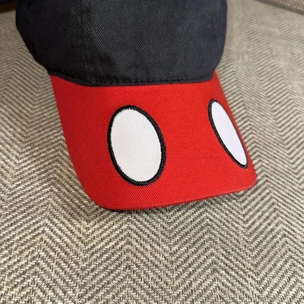 DISNEY WALT DISNEY WORLD PARKS MICKEY MOUSE BALLCAP HAT WITH MICKEY EARS EUC - Picture 13 of 13